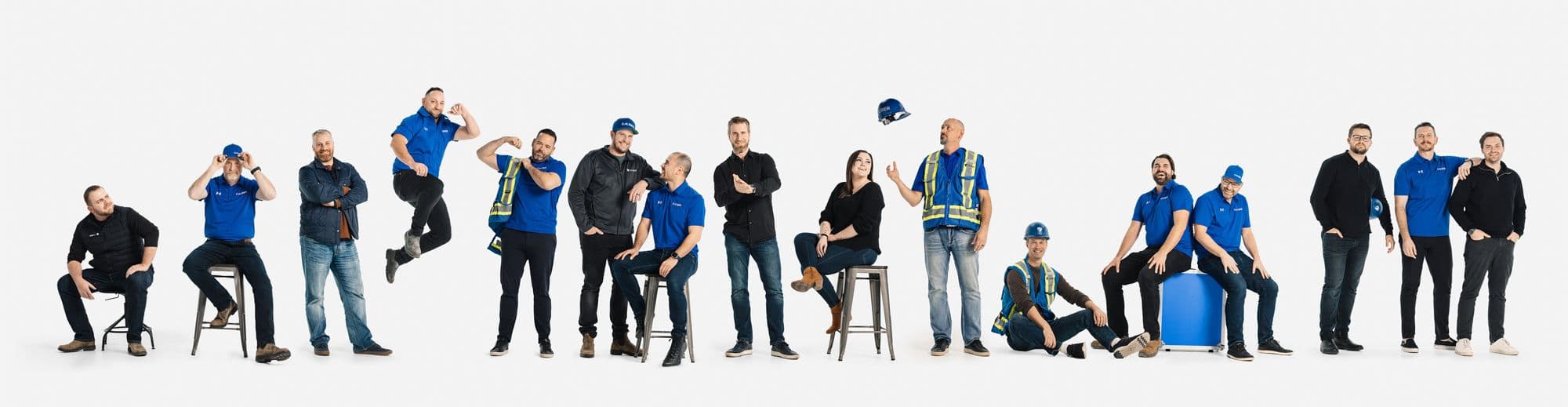 Caliber Team Photo in Studio