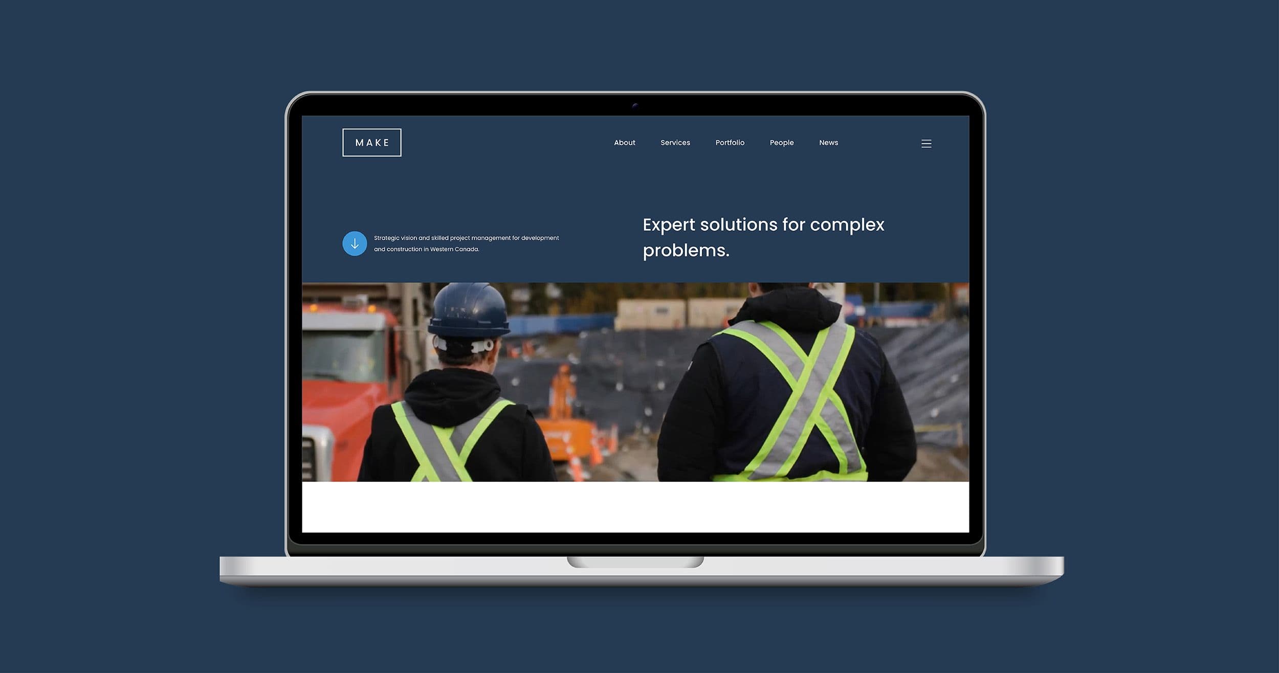 A screenshot of the brand-new MAKE Projects website.
