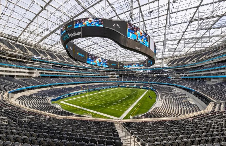 SoFi Stadium built by Turner Construction