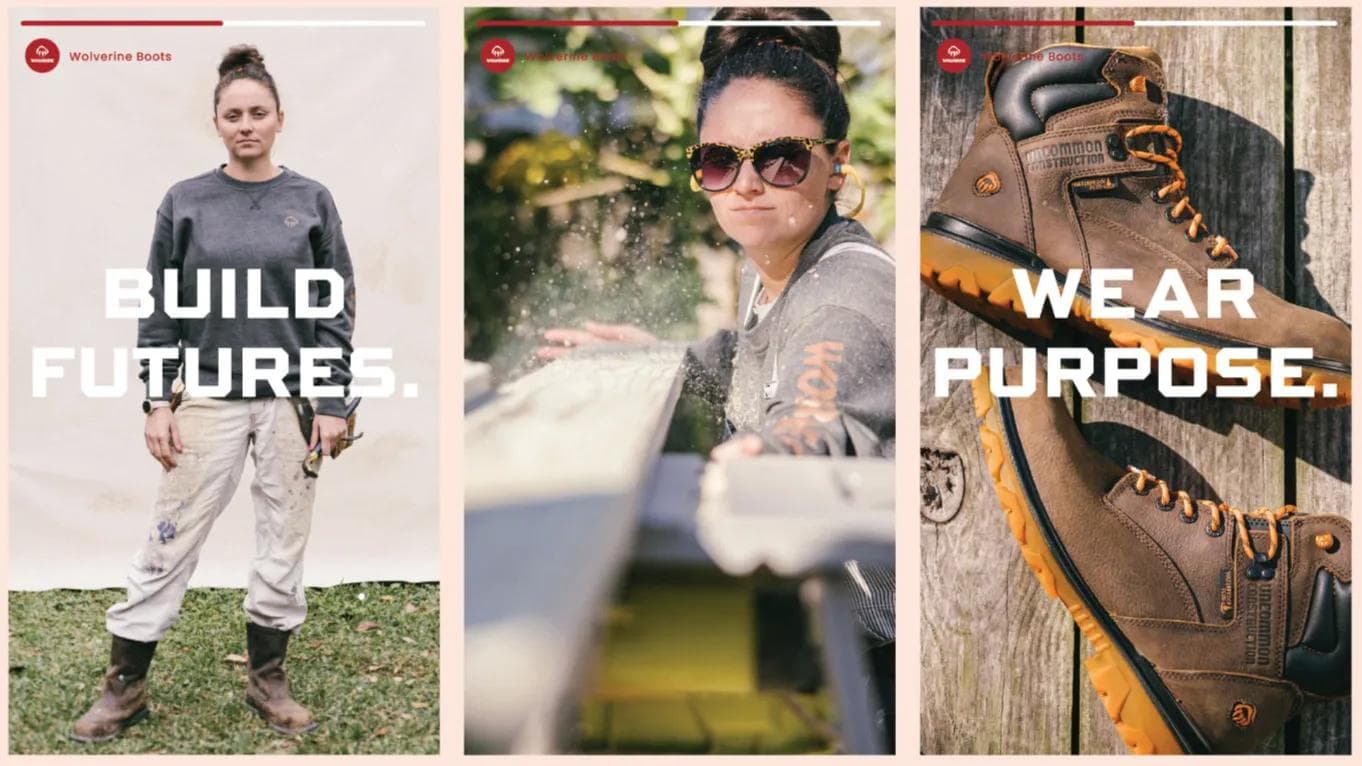 Wolverine Boots Digital Ad