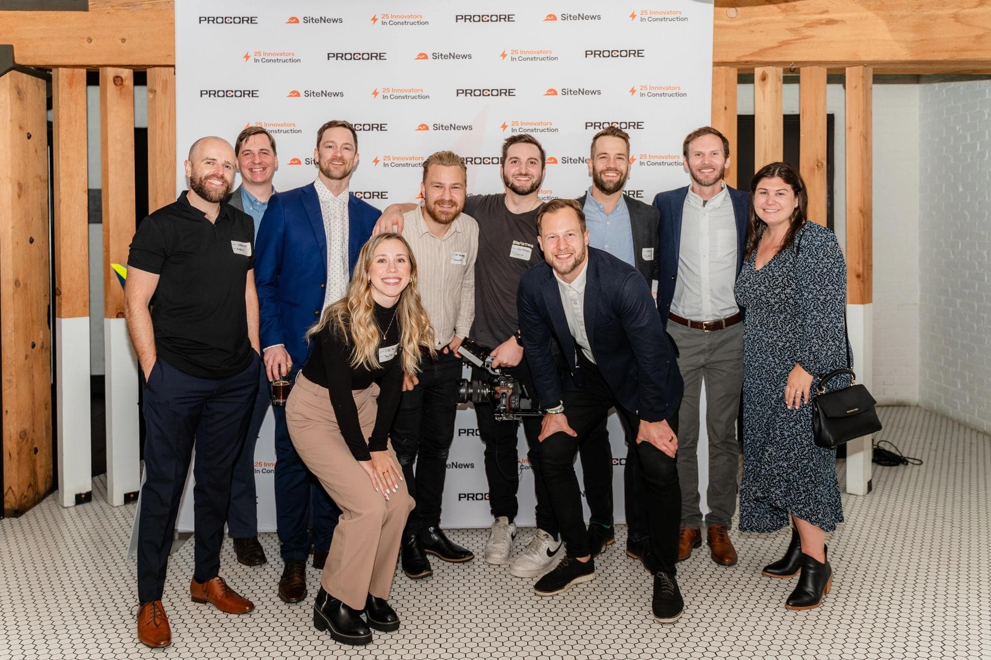 The Site Team group photo at the Top Innovators event in Vancouver